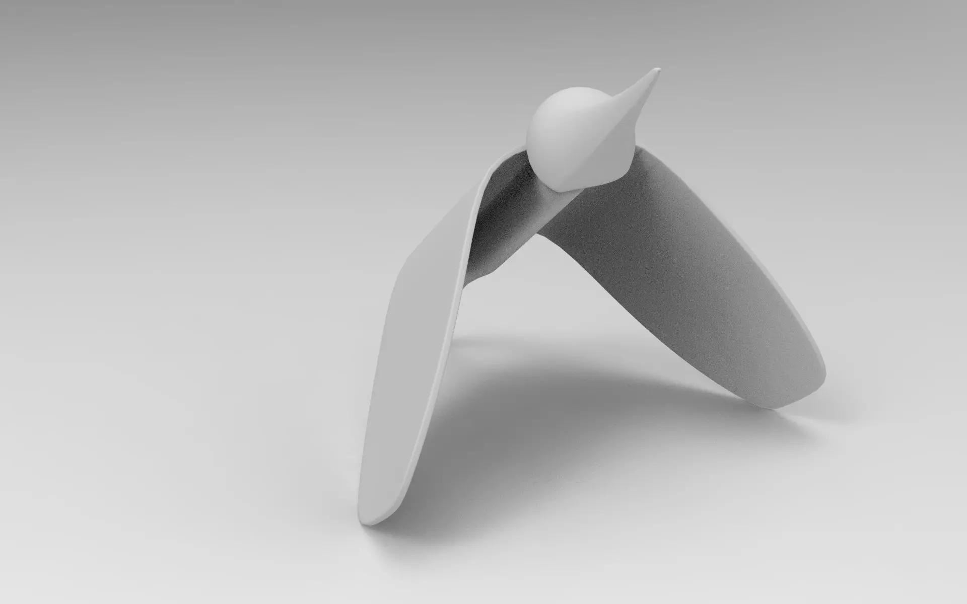 Decor Bird Low-poly 3D model_7