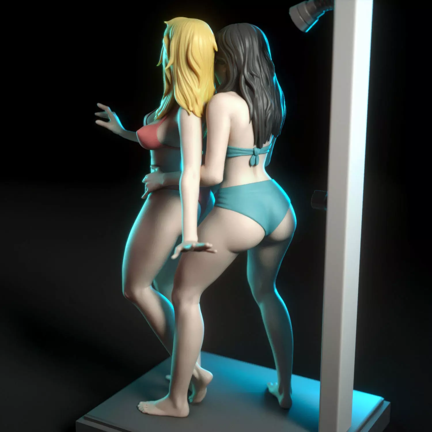 Betty and Veronica from Archie comics 3D print model_14