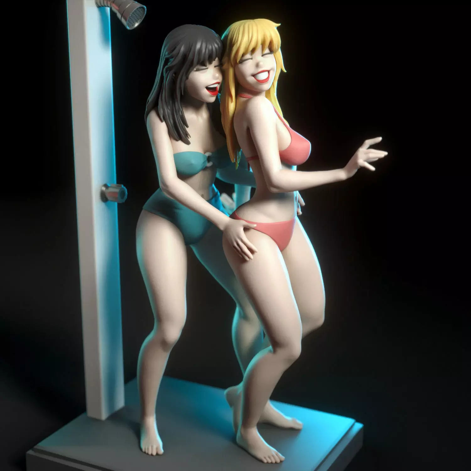 Betty and Veronica from Archie comics 3D print model_13