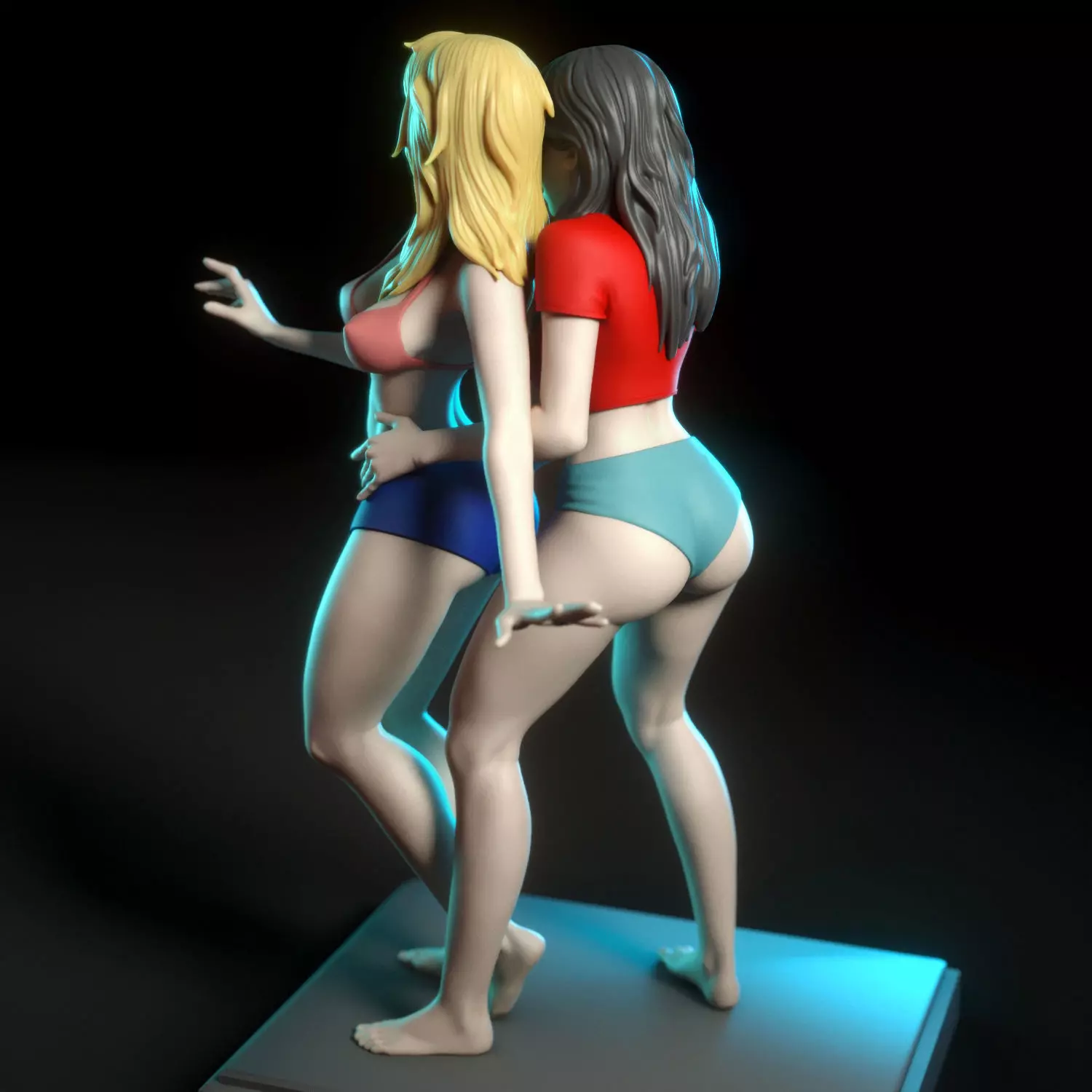 Betty and Veronica from Archie comics 3D print model_18