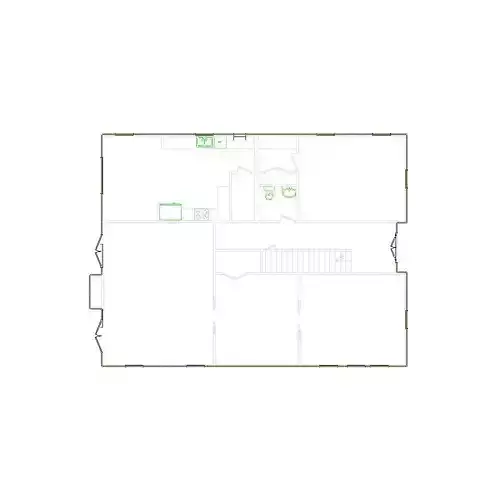 Detailed Exterior Sketch by Interior - 4001-4500 SF - Xactimate 3D model