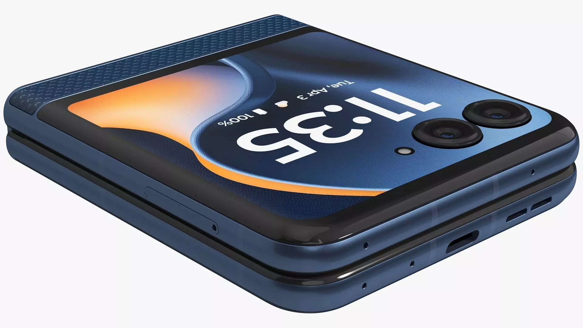 Motorola Razr 60 Gibraltar Sea Animated 3D model_17