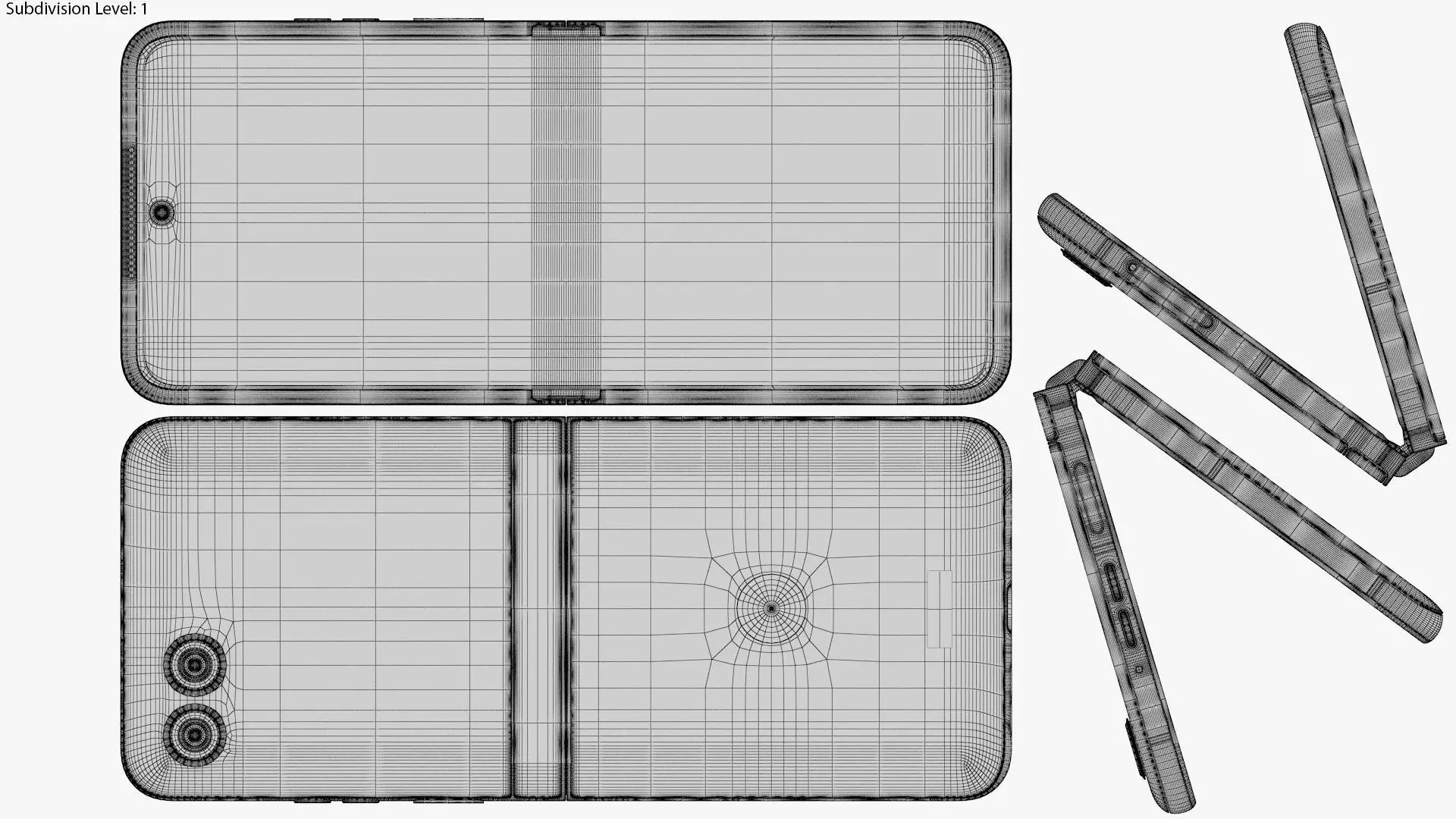 Motorola Razr 60 Gibraltar Sea Animated 3D model_23