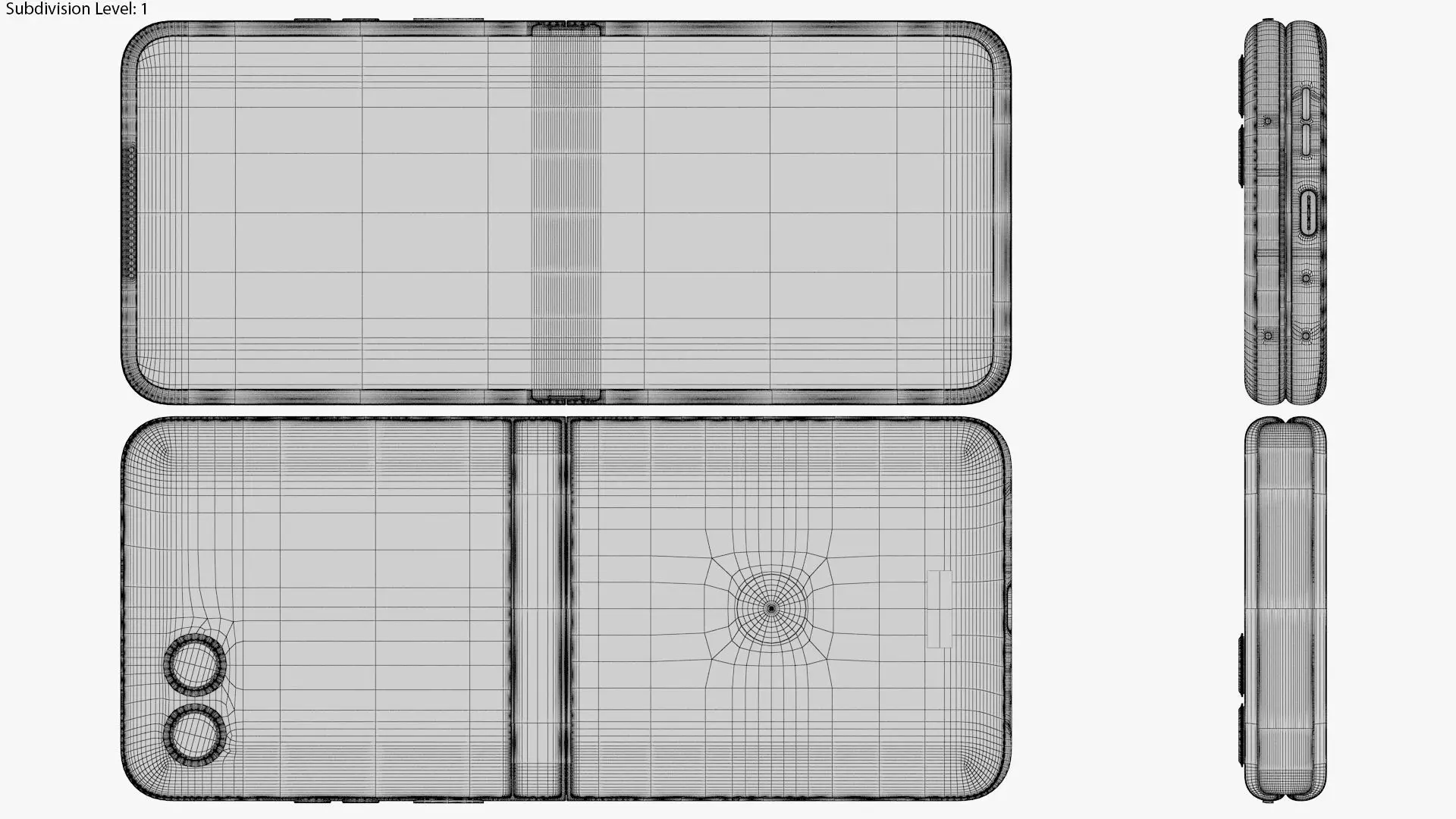 Motorola Razr 60 Gibraltar Sea Animated 3D model_21