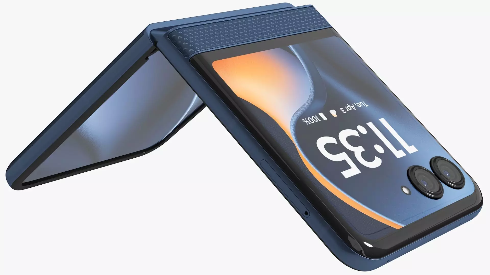 Motorola Razr 60 Gibraltar Sea Animated 3D model_16