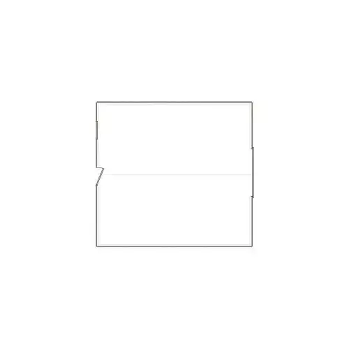 Simple Exterior Sketch by Interior - 501-750 SF - Xactimate