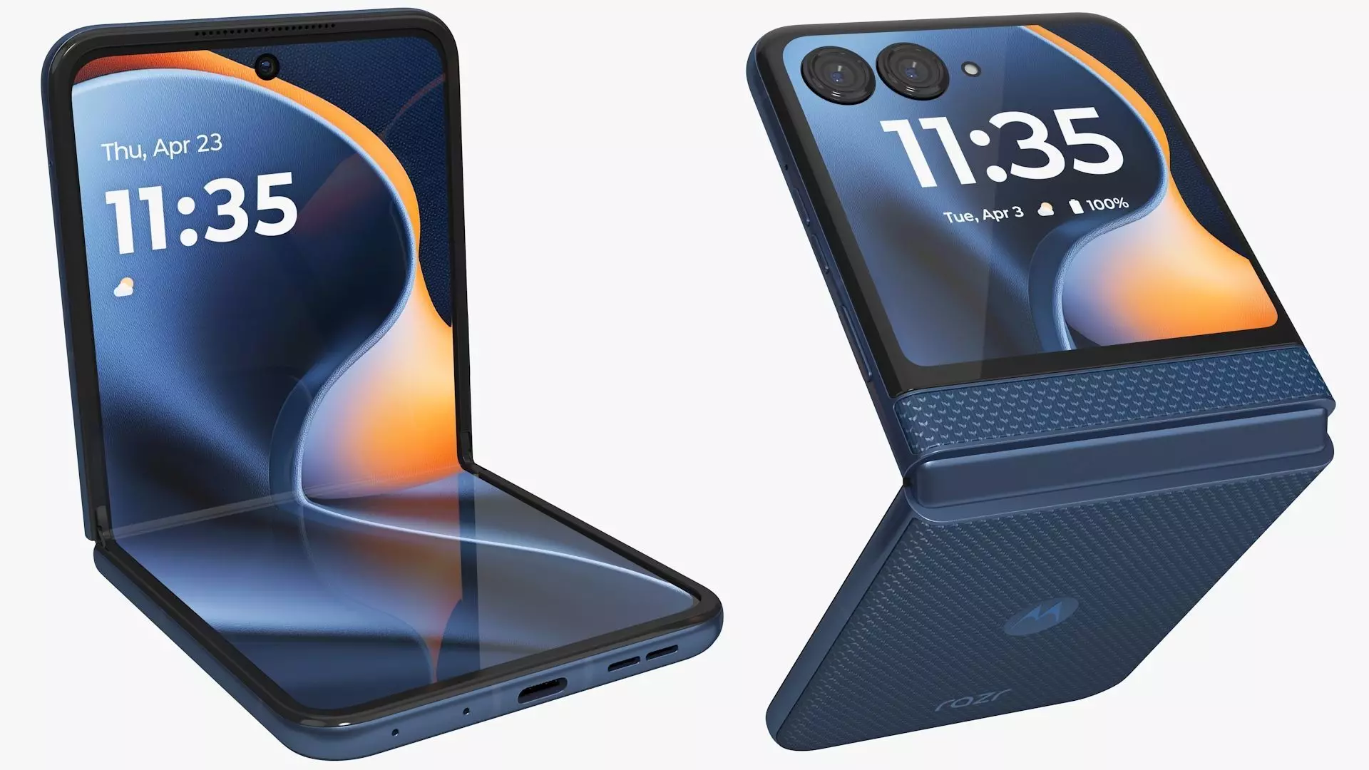 Motorola Razr 60 All Colors Animated 3D model_41