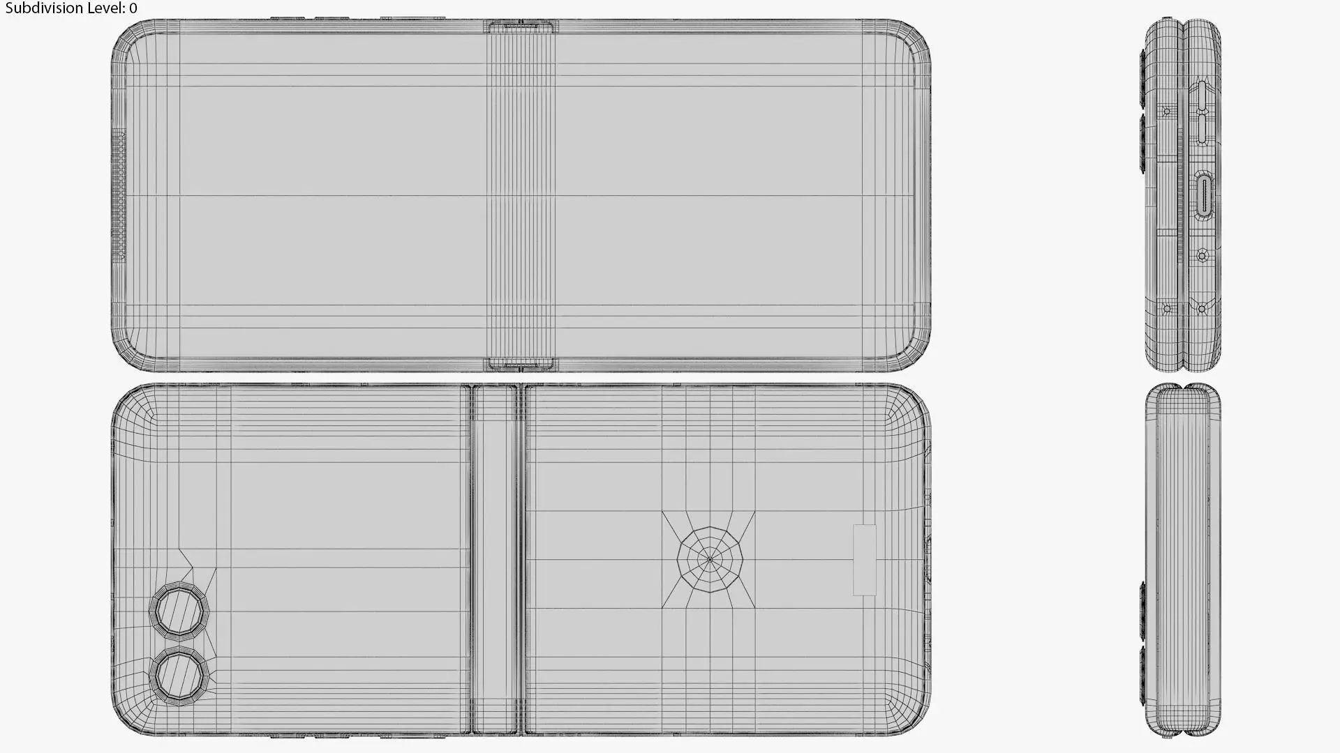 Motorola Razr 60 All Colors Animated 3D model_81