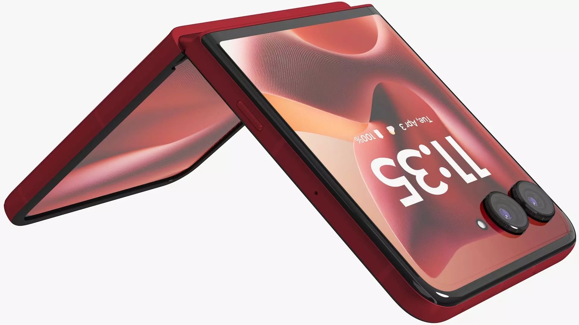 Motorola Razr 60 Ultra Rio Red Animated 3D model_16