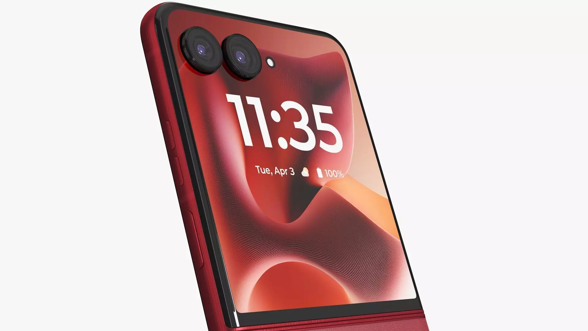 Motorola Razr 60 Ultra Rio Red Animated 3D model_3