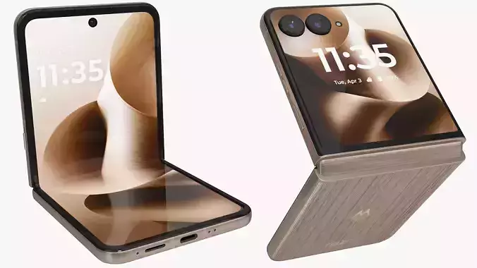 Motorola Razr 60 Ultra Mountain Trail Animated 3D model