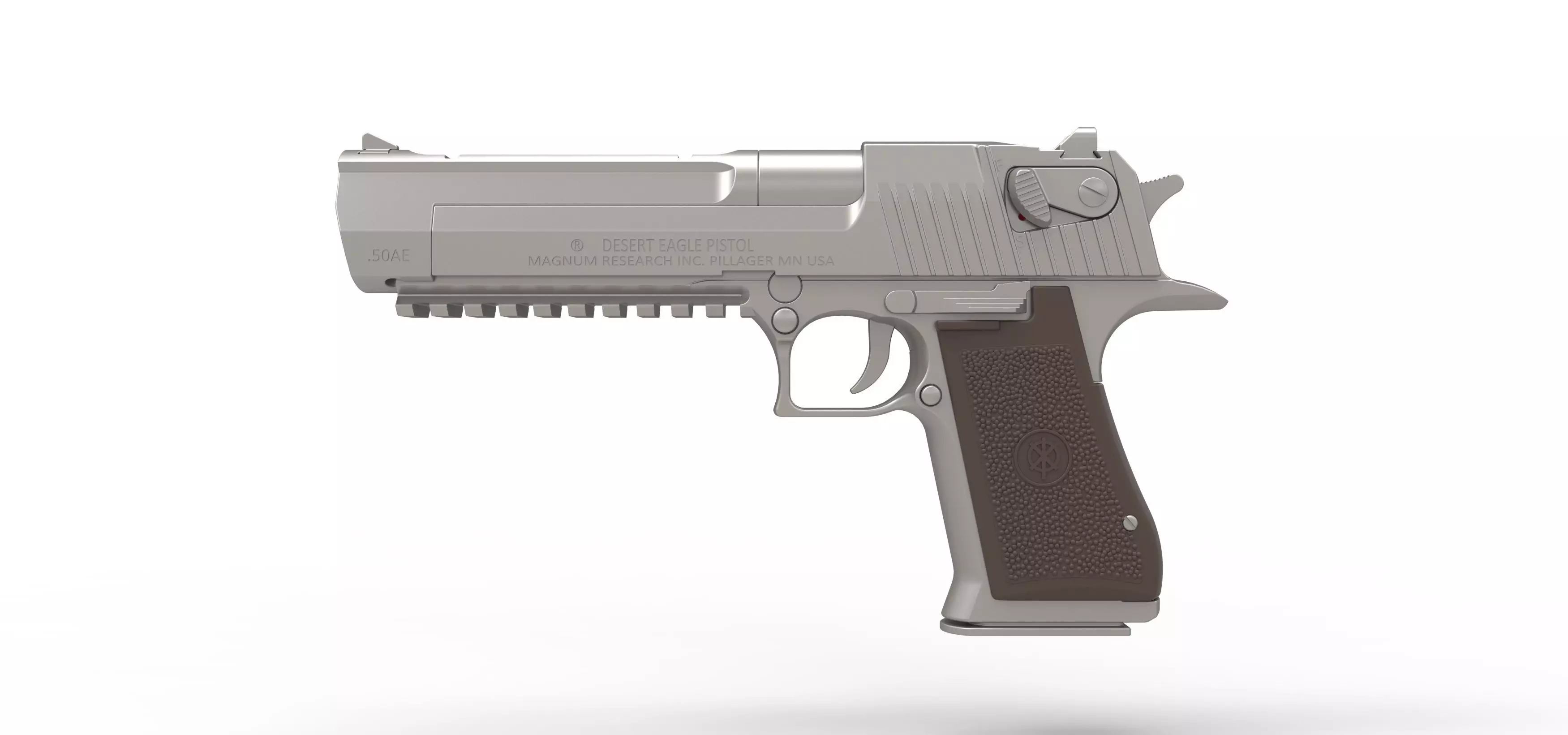 Pistol Desert Eagle 50 AE Magnum from Counter-Strike 3D model_5