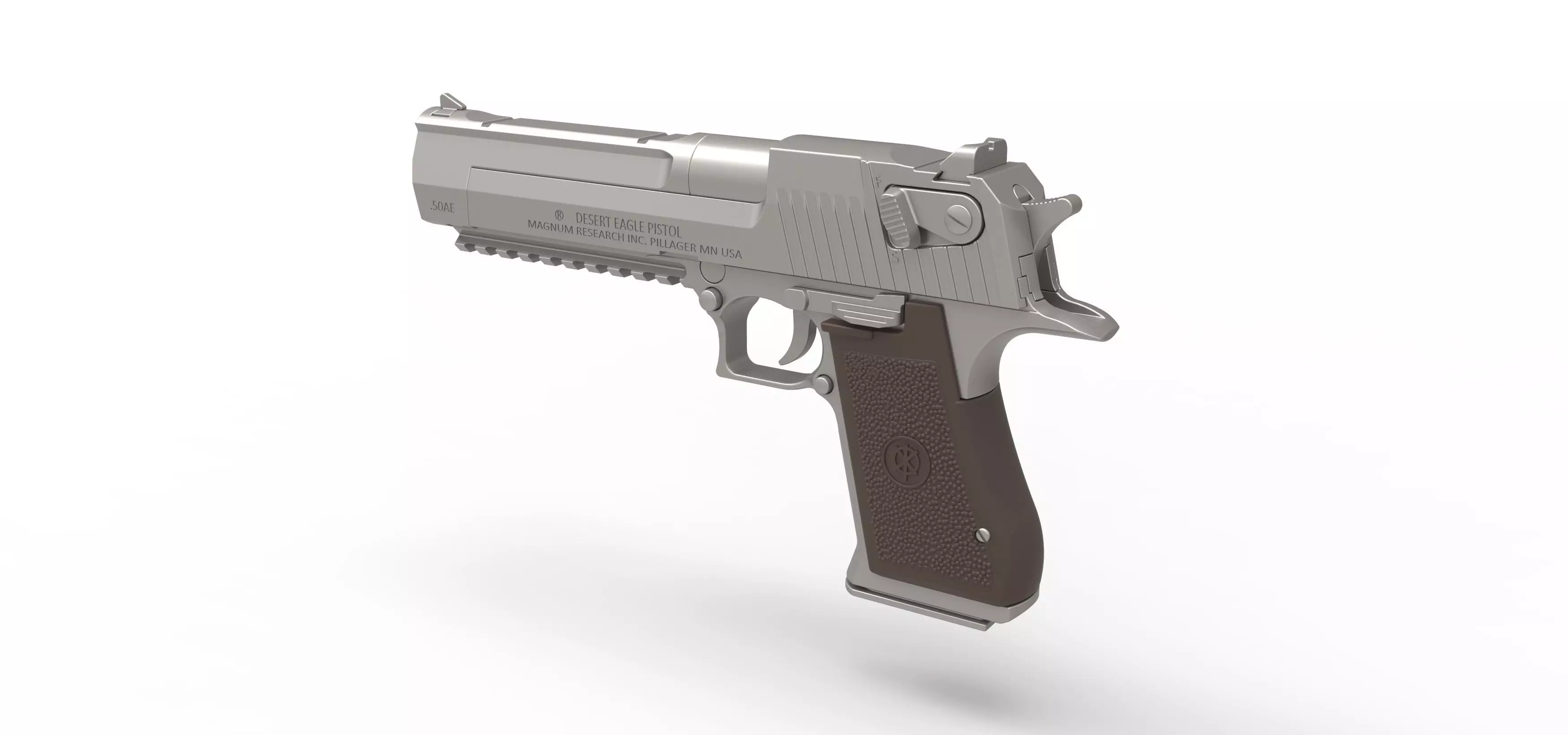 Pistol Desert Eagle 50 AE Magnum from Counter-Strike 3D model_8