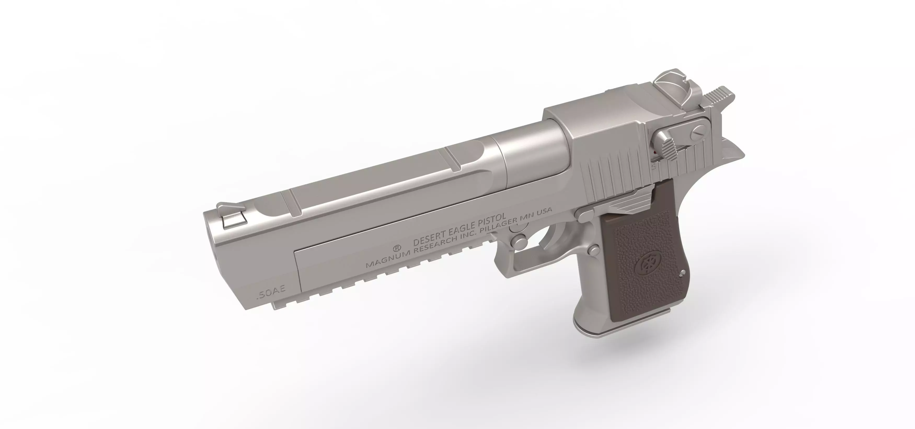 Pistol Desert Eagle 50 AE Magnum from Counter-Strike 3D model_1