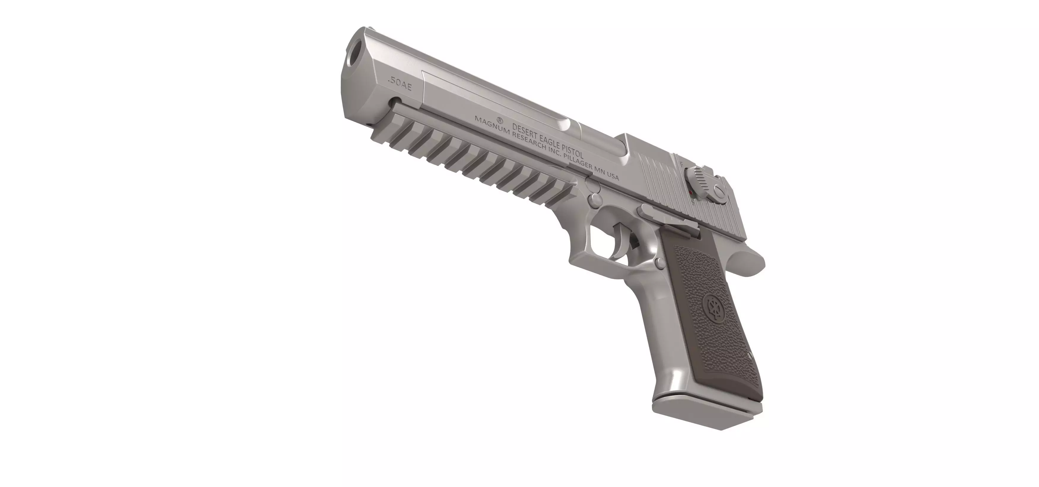 Pistol Desert Eagle 50 AE Magnum from Counter-Strike 3D model_2