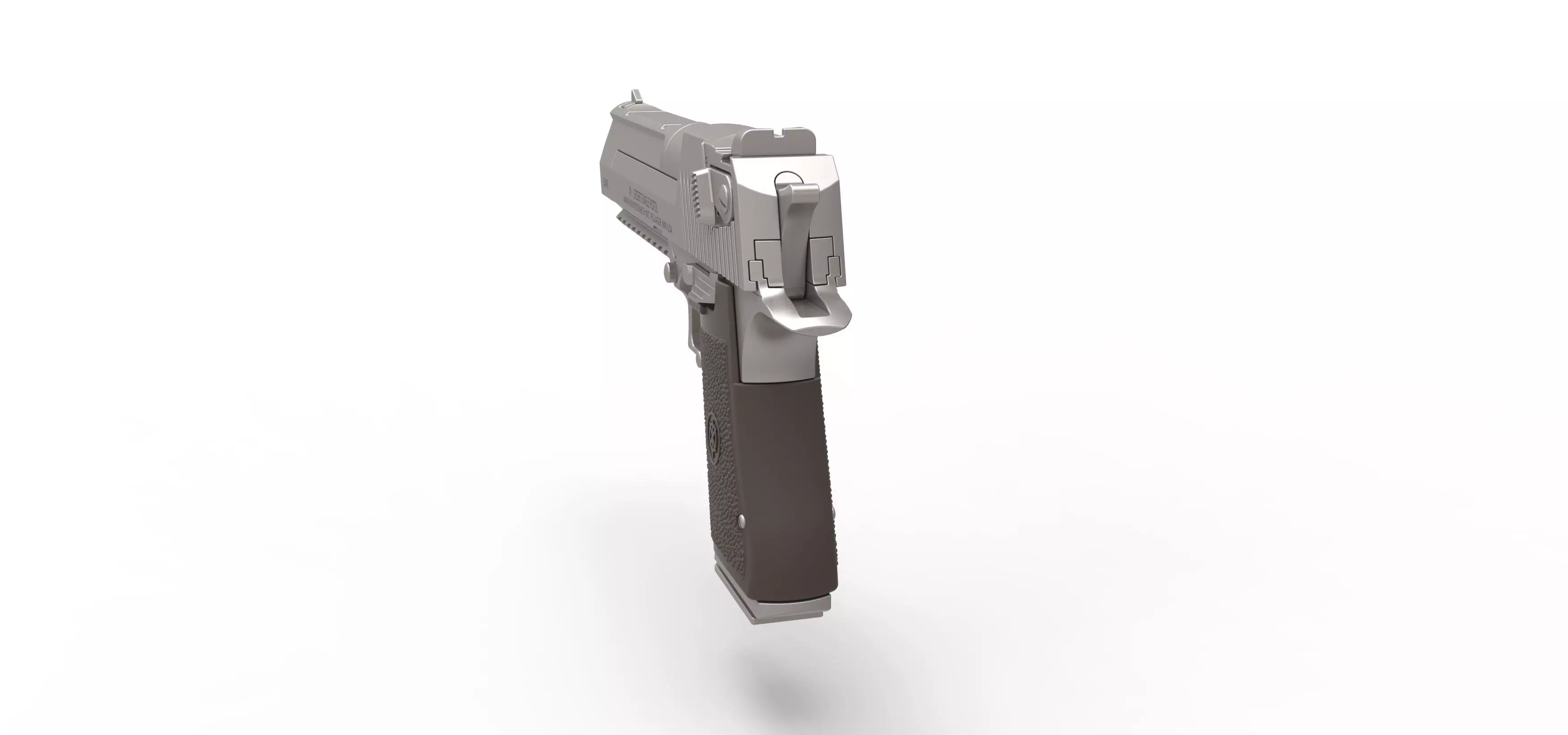 Pistol Desert Eagle 50 AE Magnum from Counter-Strike 3D model_9