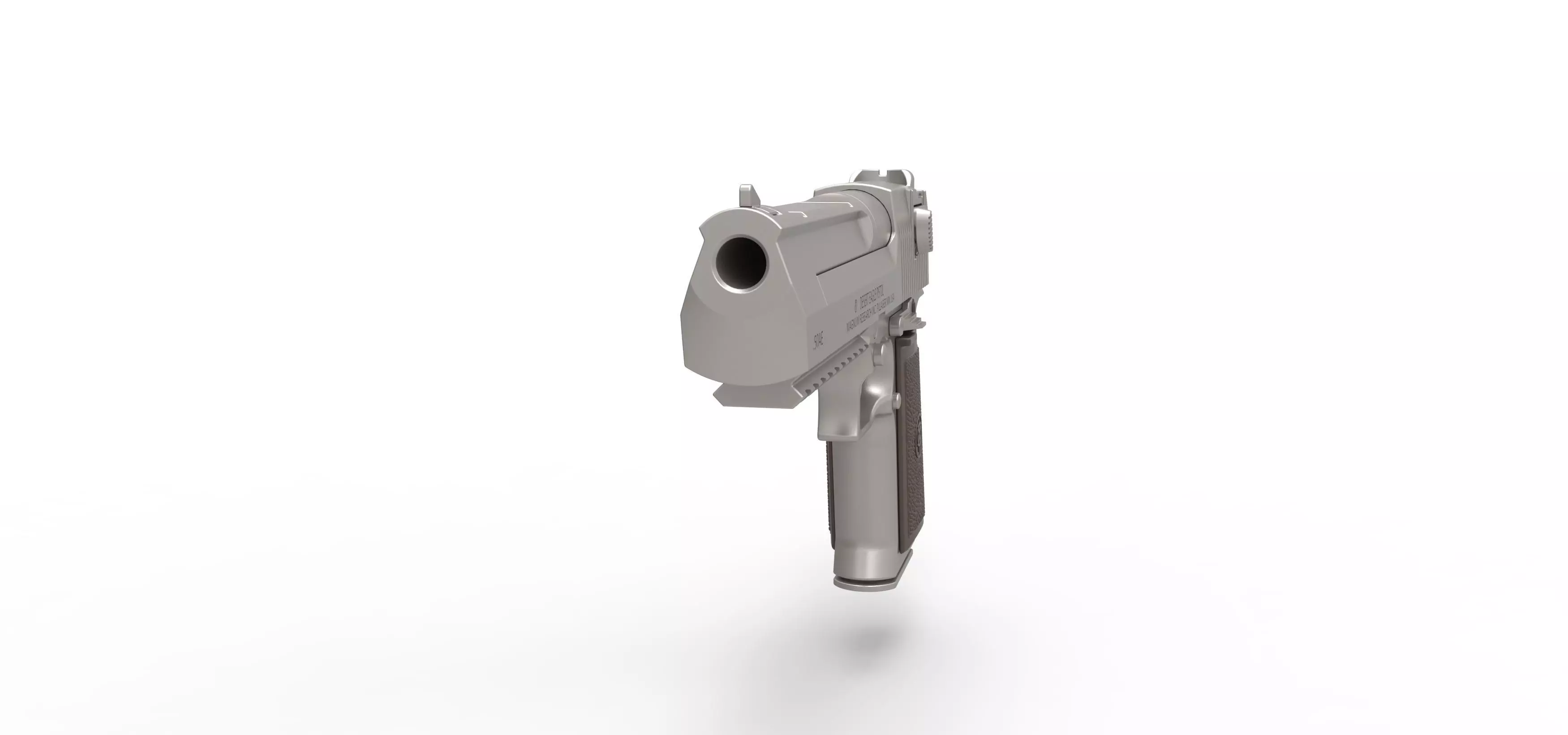 Pistol Desert Eagle 50 AE Magnum from Counter-Strike 3D model_3