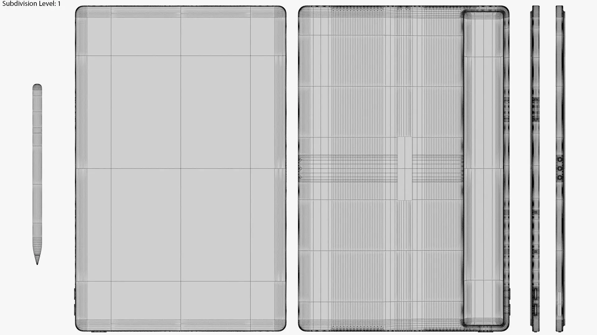 Lenovo Yoga Tab Plus Seashell with Pen 3D model_15