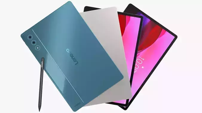 Lenovo Yoga Tab Plus Both Colors with Pen 3D model