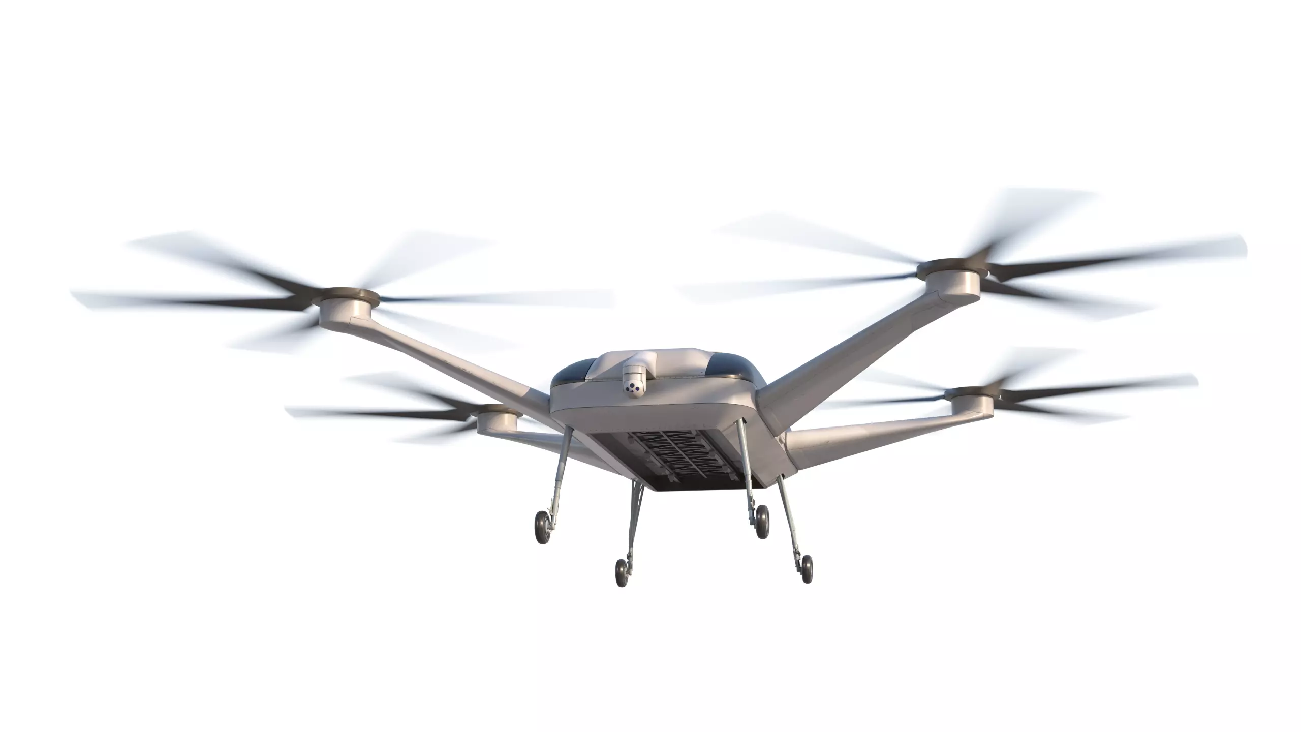 Realistic Heavy Cargo Drone Low-poly 3D model_15