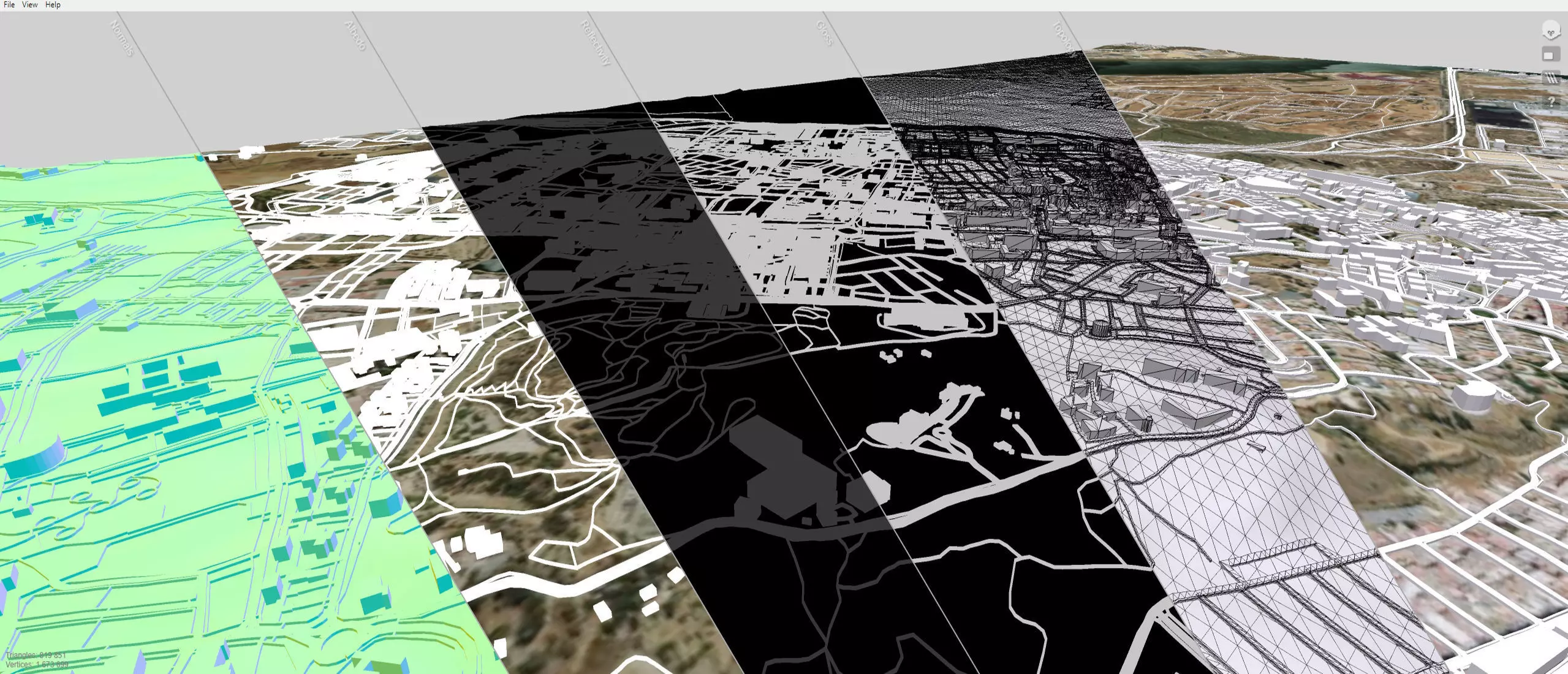 Cityscape Huelva Spain 3D model_13