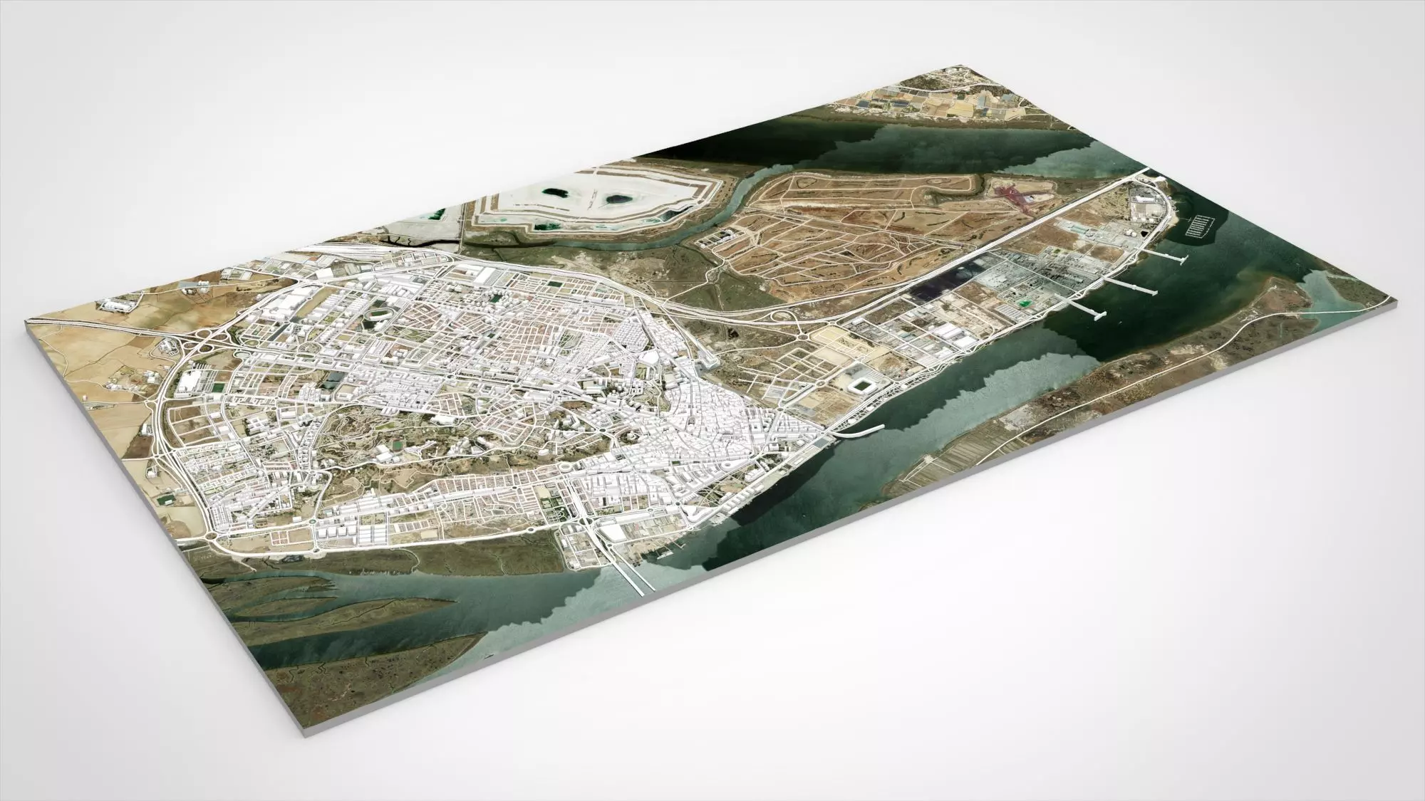 Cityscape Huelva Spain 3D model_6