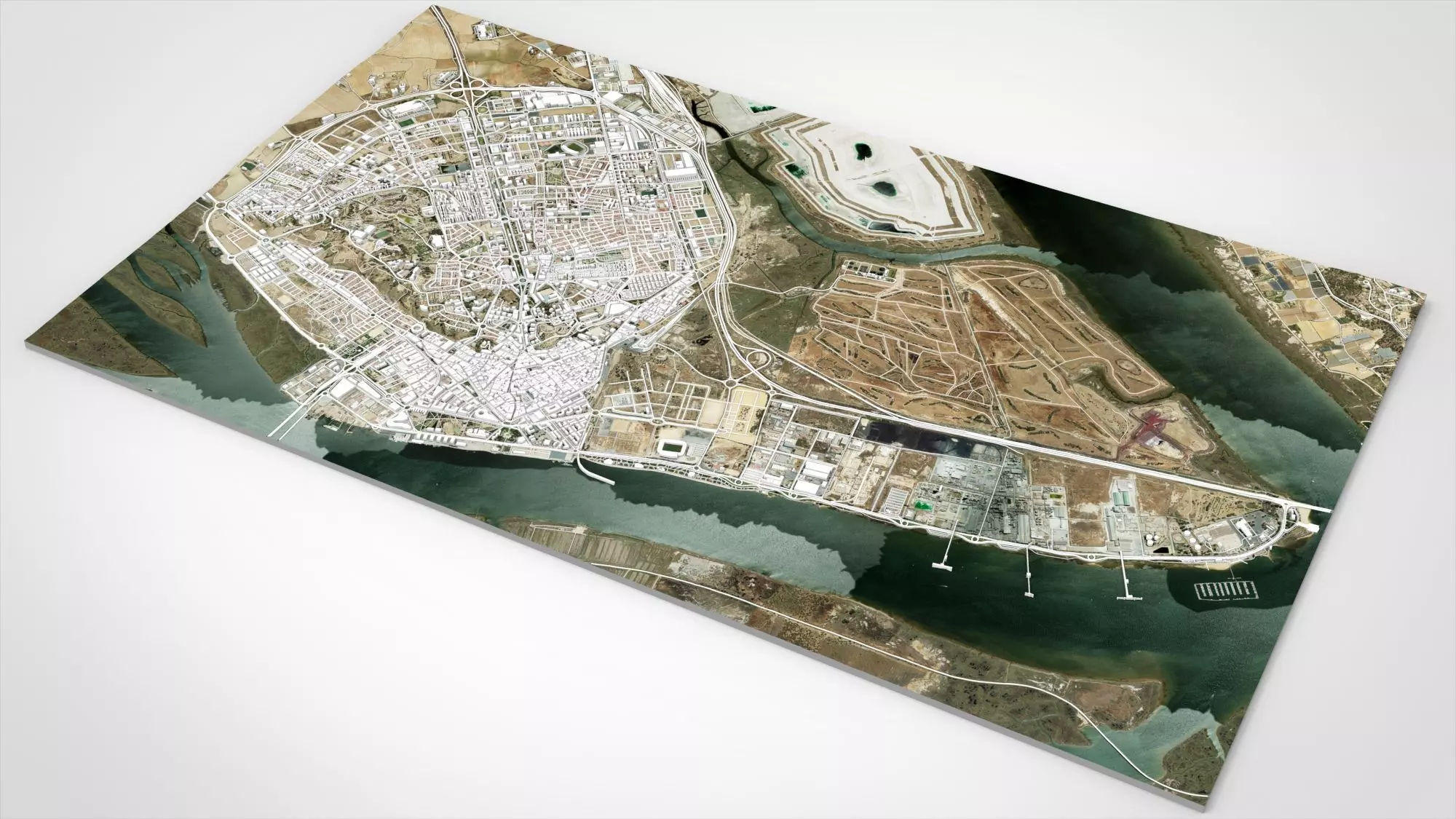 Cityscape Huelva Spain 3D model_7