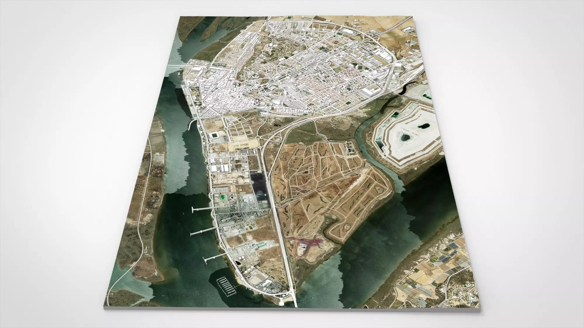 Cityscape Huelva Spain 3D model_8