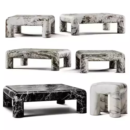 Formarkivet Cubio Marble Coffee Tables