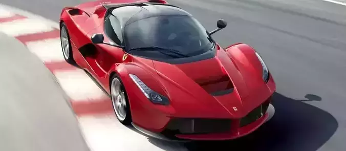 Ferrari Laferrari RIGGED 3D model
