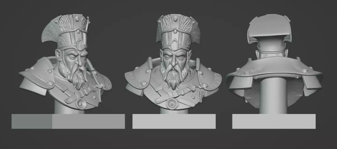 Thalor the Stalwart Bust 3D print model_0