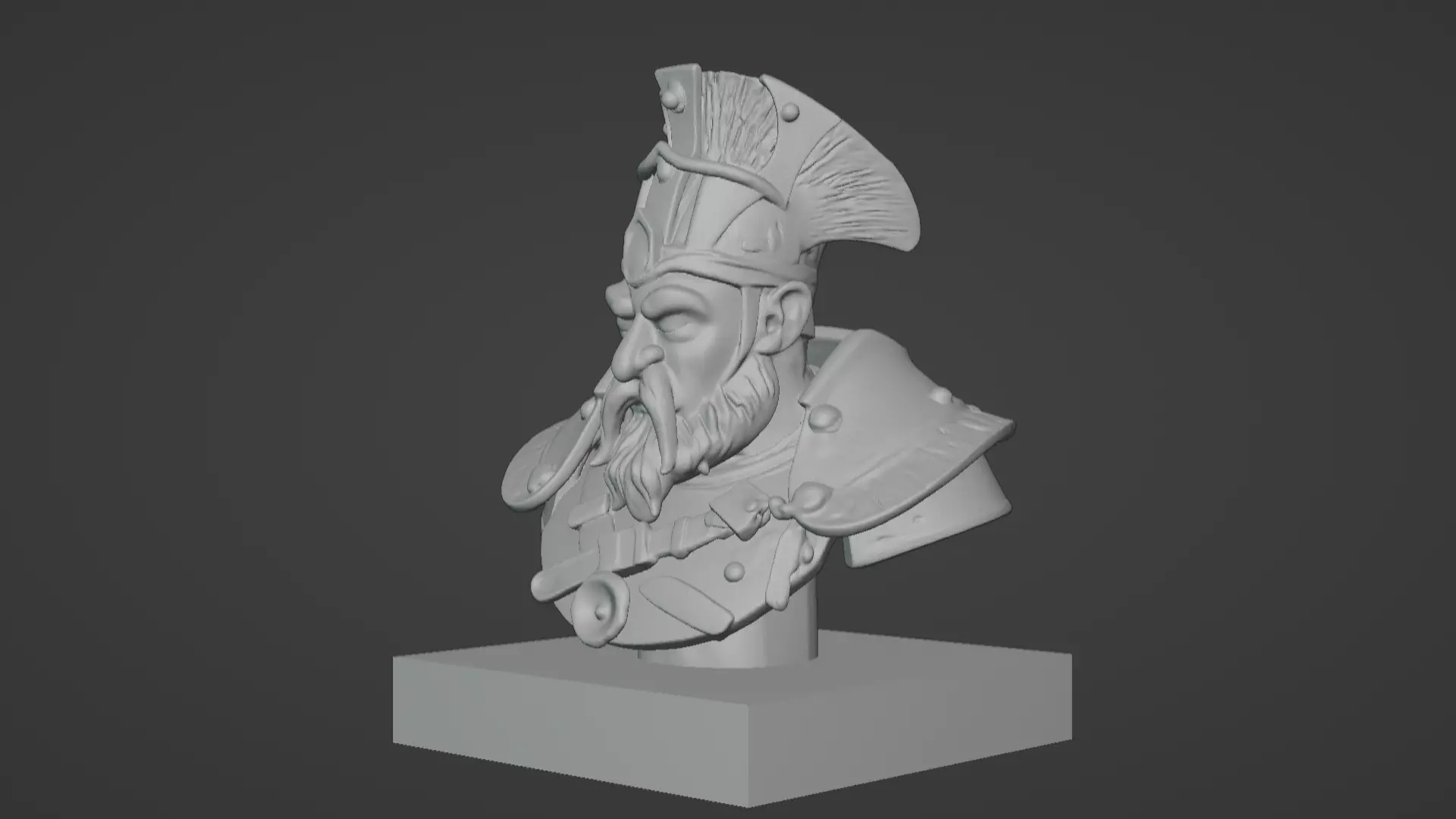 Thalor the Stalwart Bust 3D print model_88
