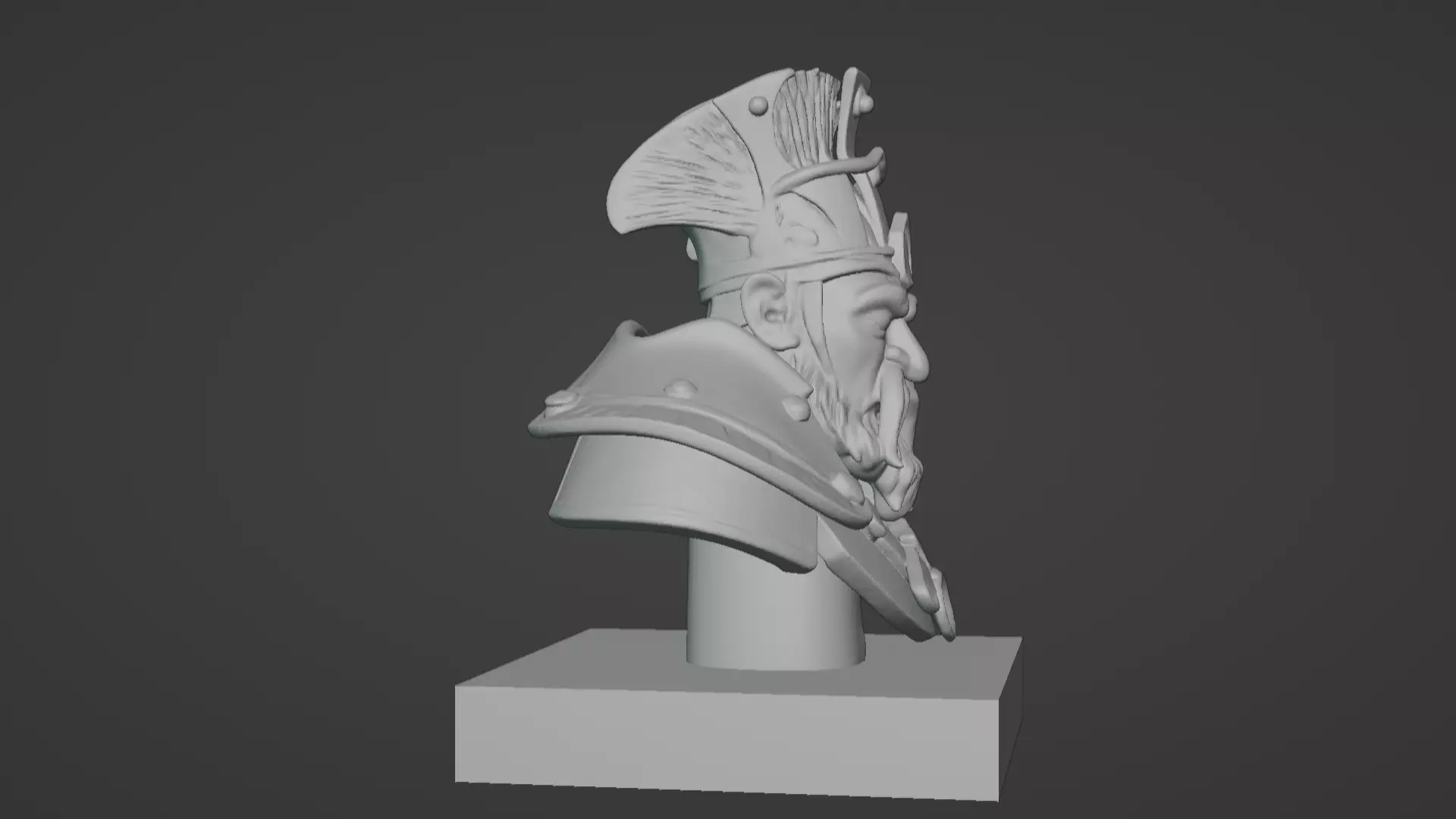 Thalor the Stalwart Bust 3D print model_20
