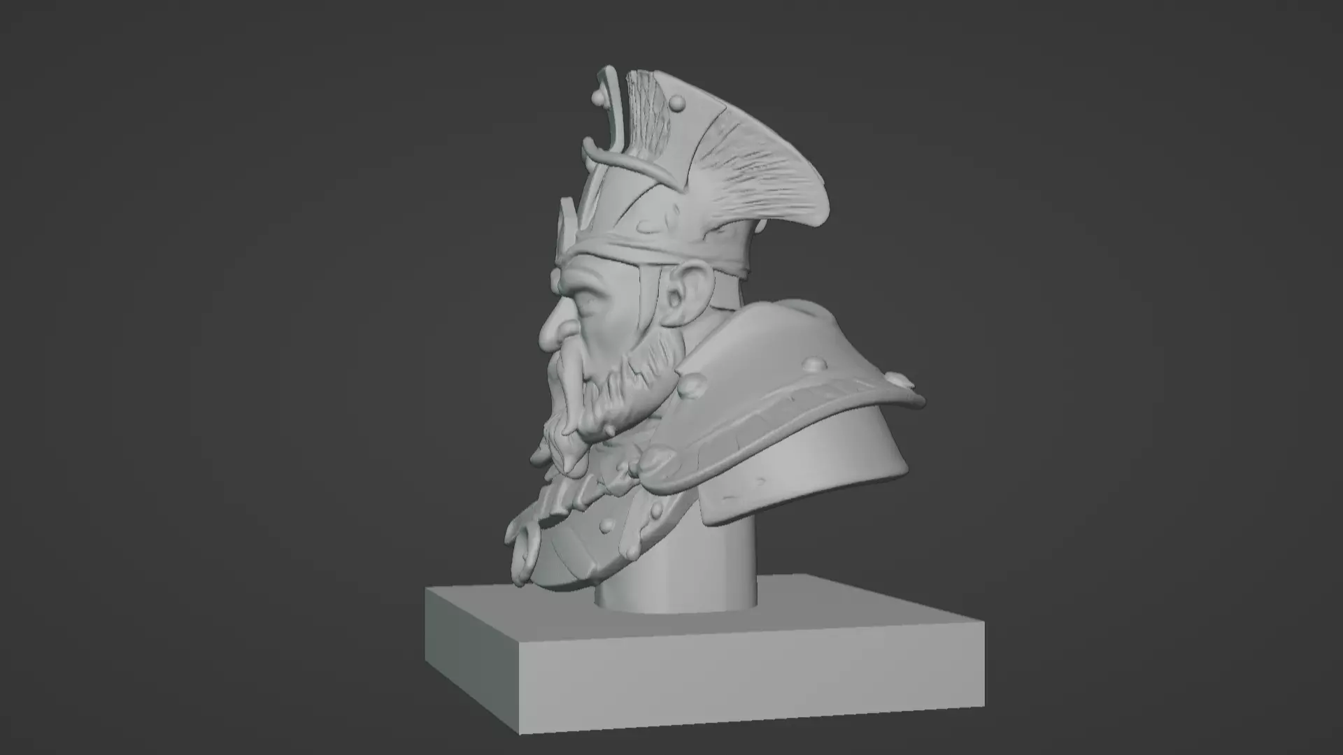 Thalor the Stalwart Bust 3D print model_78
