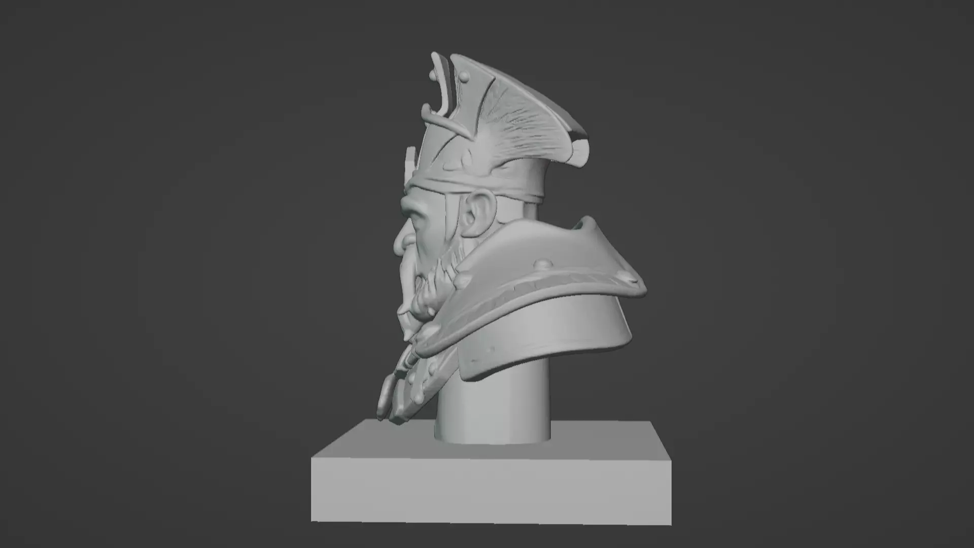 Thalor the Stalwart Bust 3D print model_82
