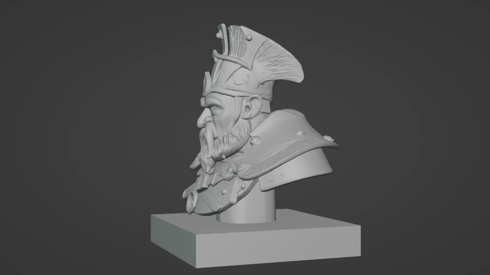 Thalor the Stalwart Bust 3D print model_77