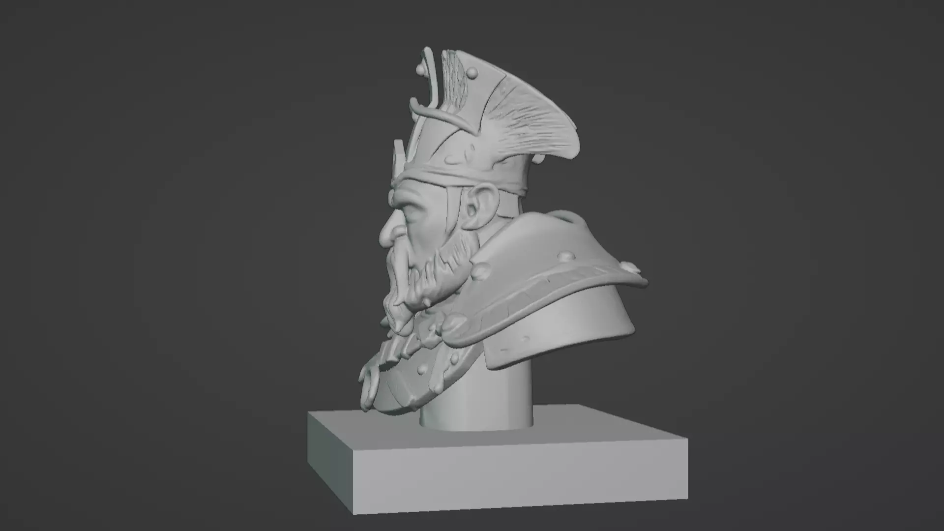 Thalor the Stalwart Bust 3D print model_76