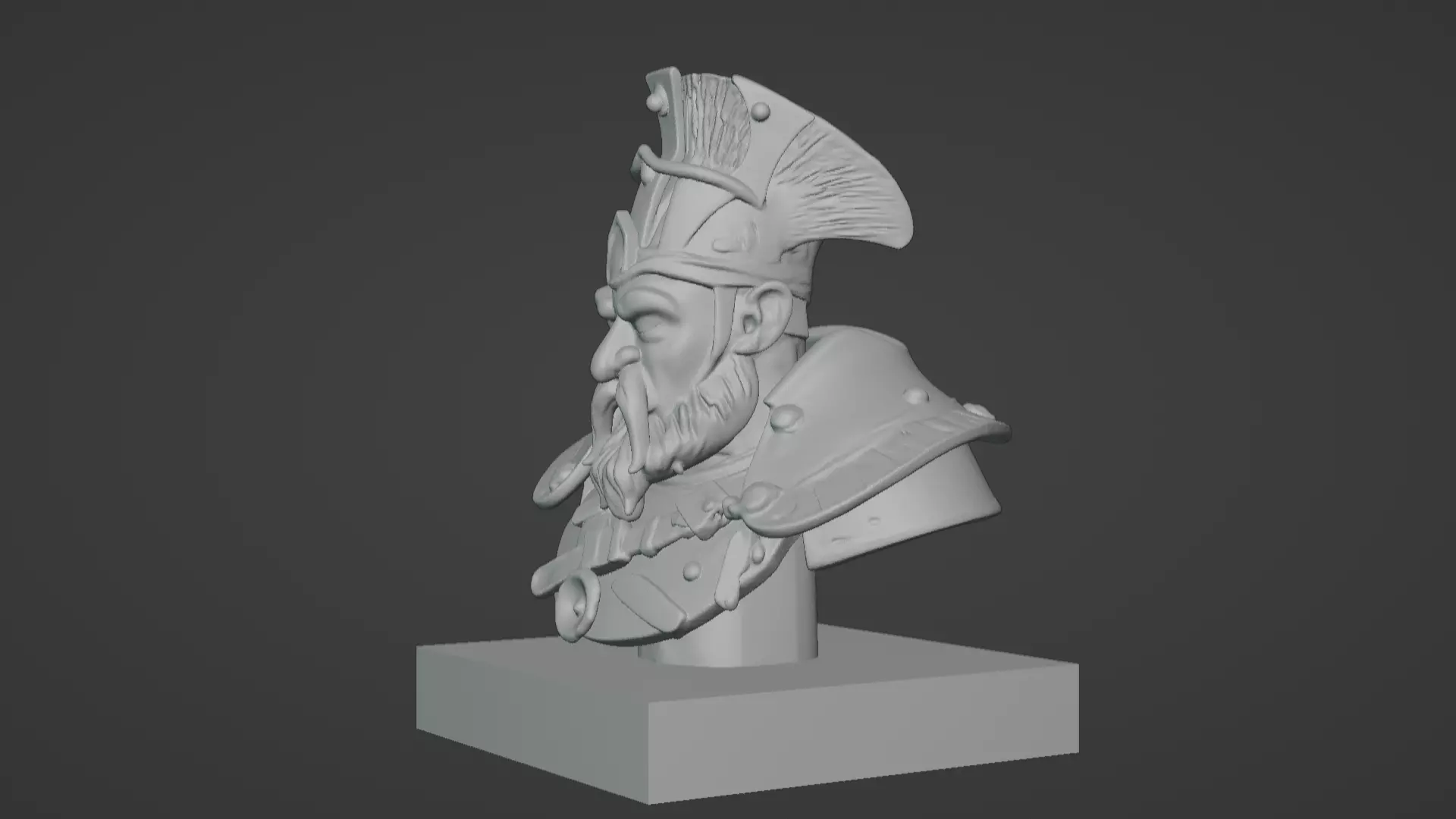 Thalor the Stalwart Bust 3D print model_83