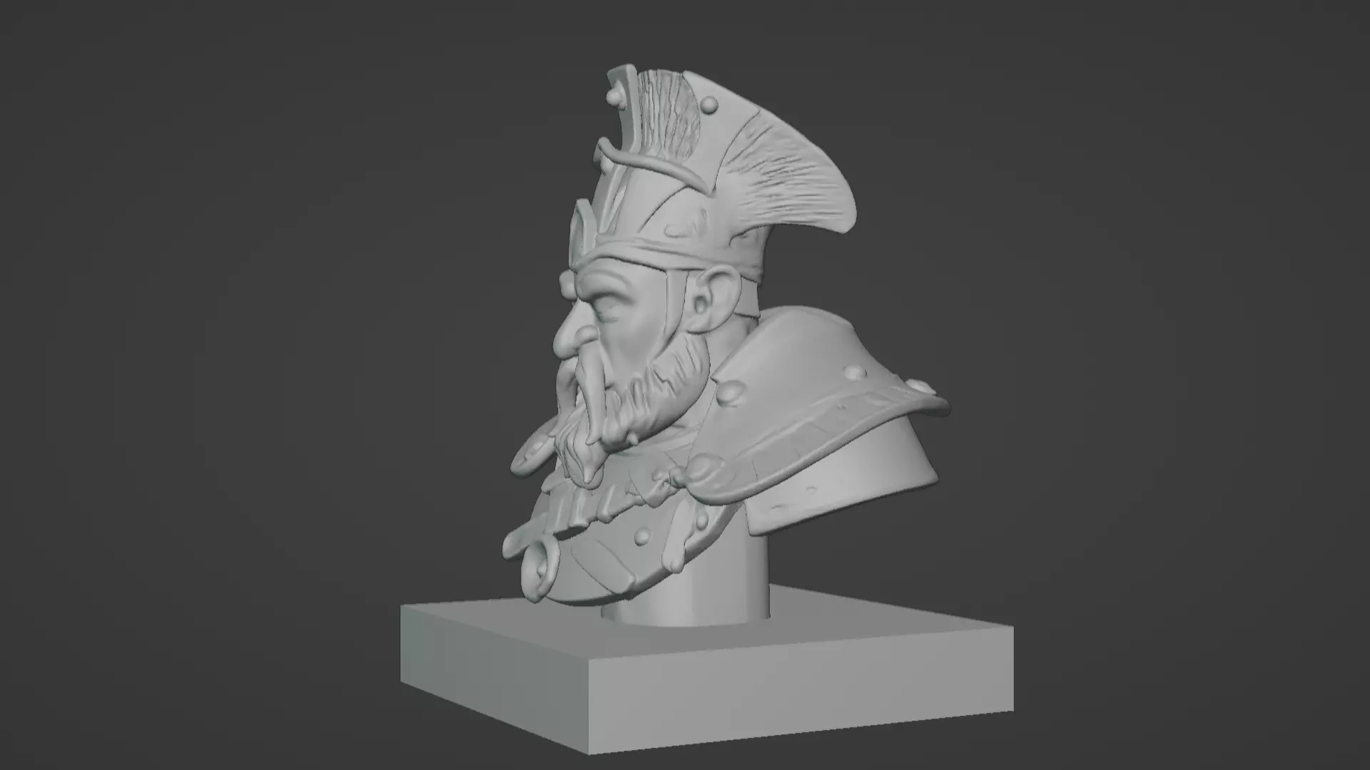 Thalor the Stalwart Bust 3D print model_86