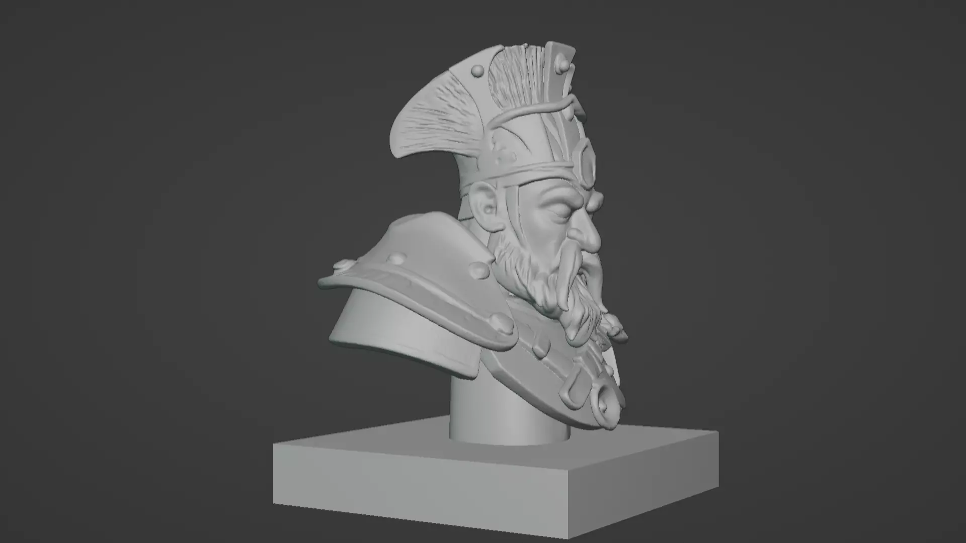 Thalor the Stalwart Bust 3D print model_12