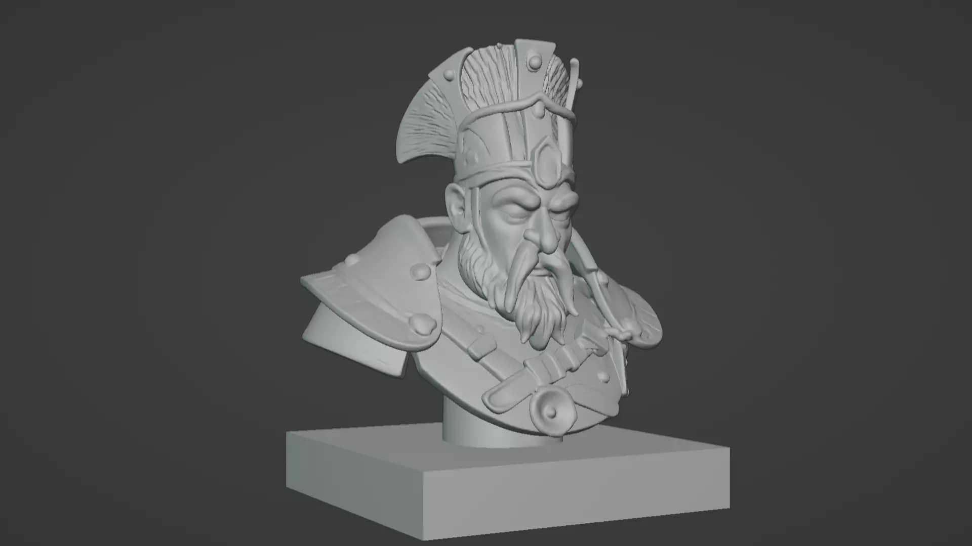 Thalor the Stalwart Bust 3D print model_9