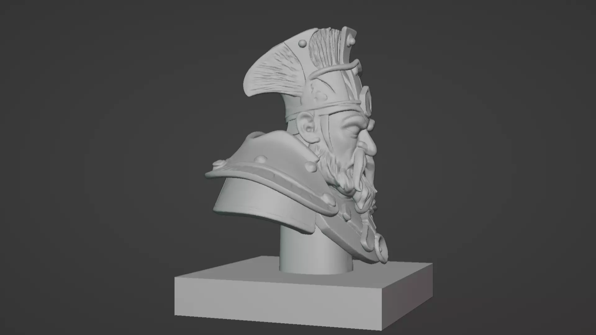Thalor the Stalwart Bust 3D print model_16