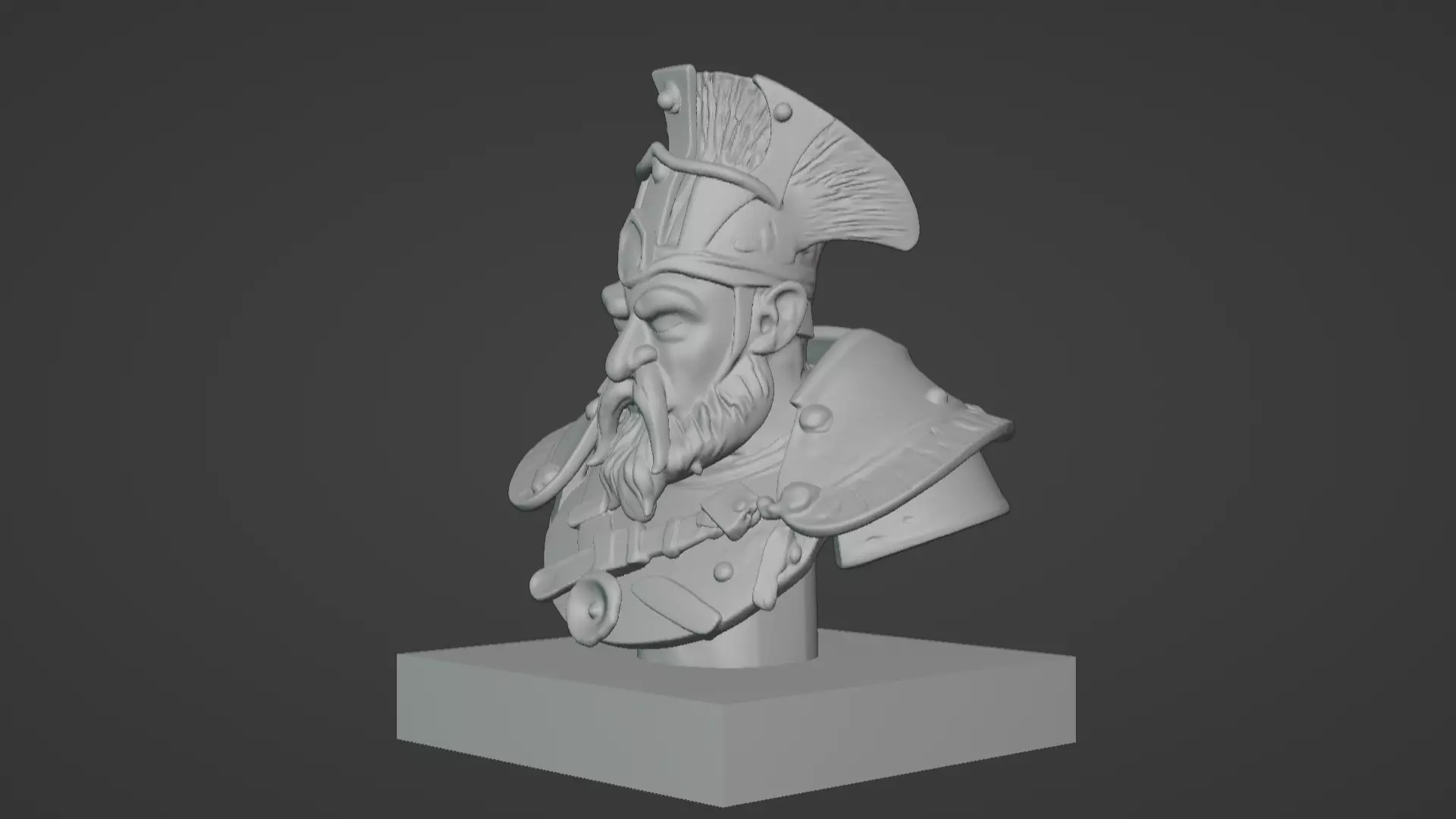 Thalor the Stalwart Bust 3D print model_79
