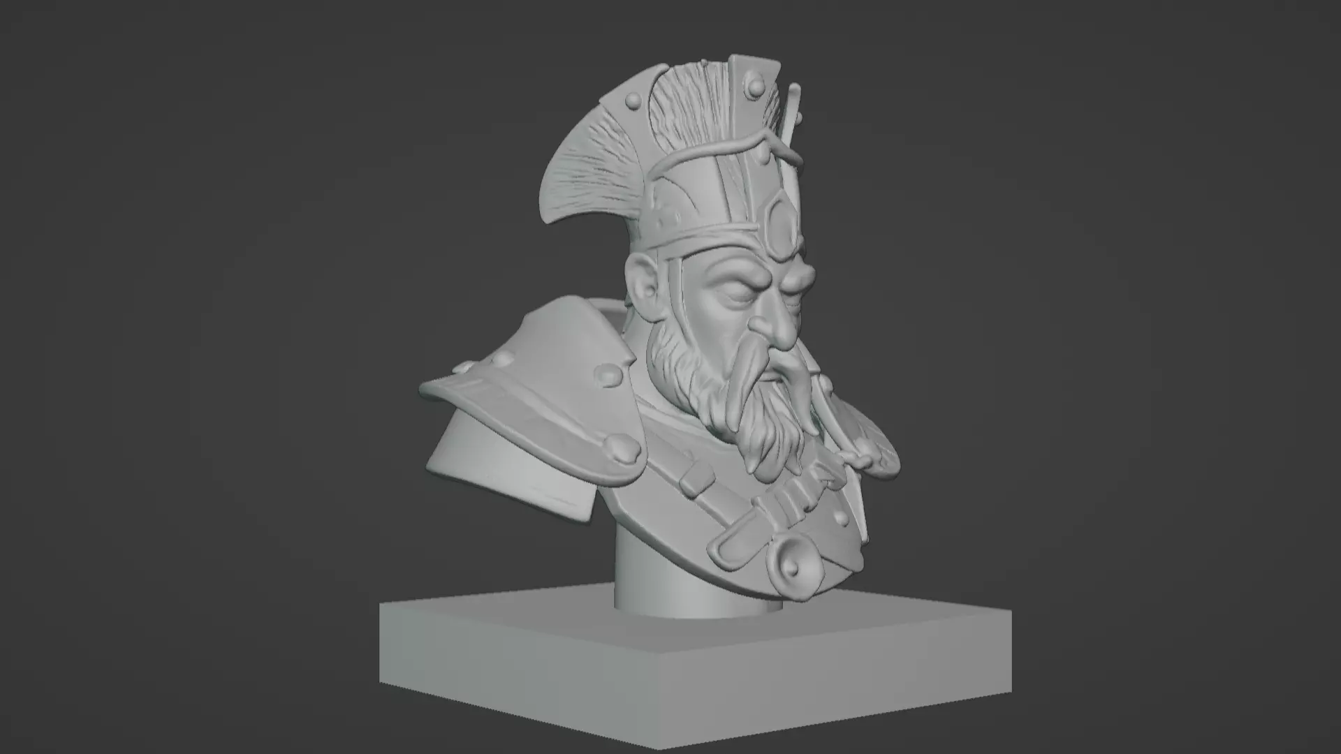 Thalor the Stalwart Bust 3D print model_15