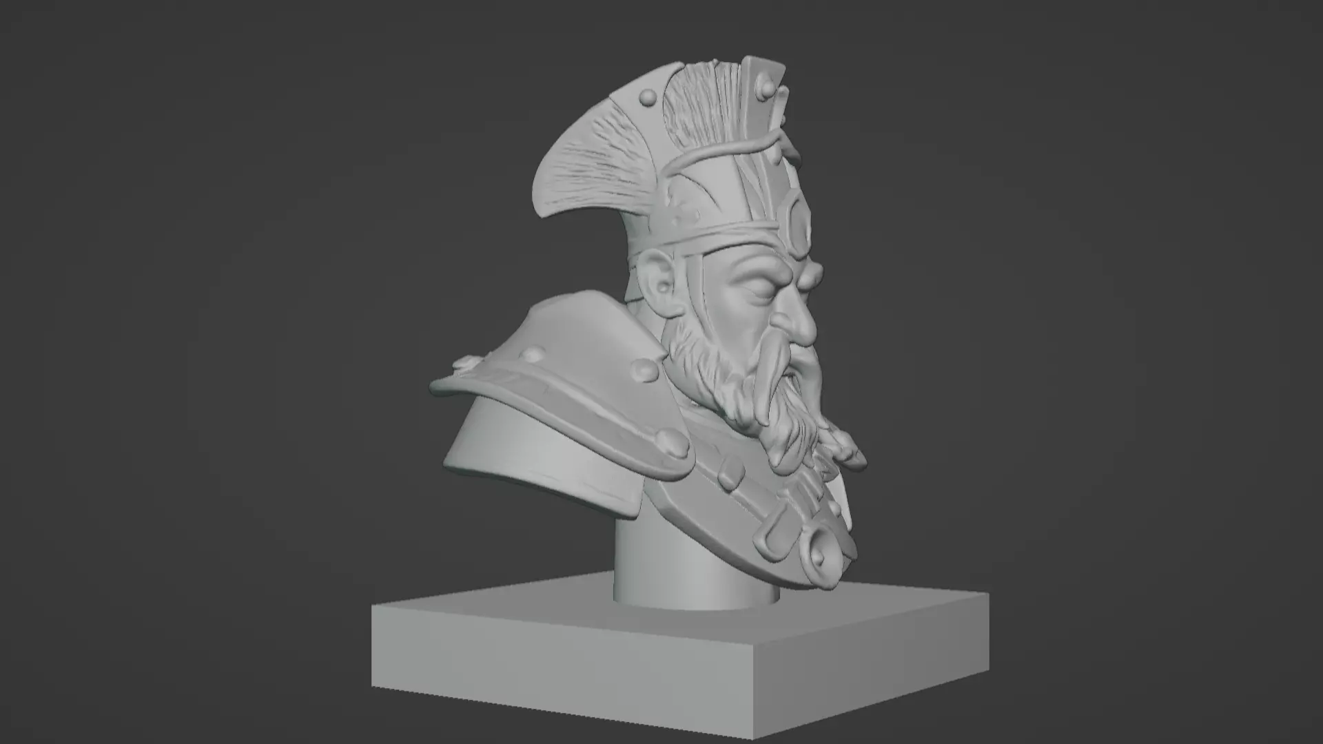 Thalor the Stalwart Bust 3D print model_10