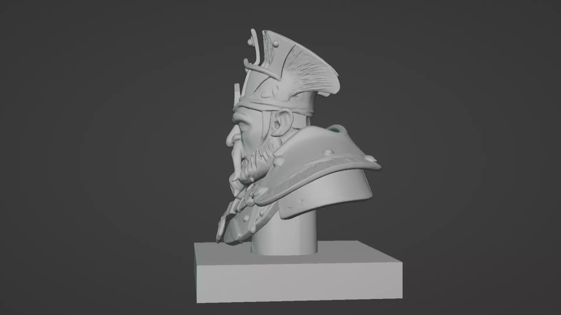 Thalor the Stalwart Bust 3D print model_80