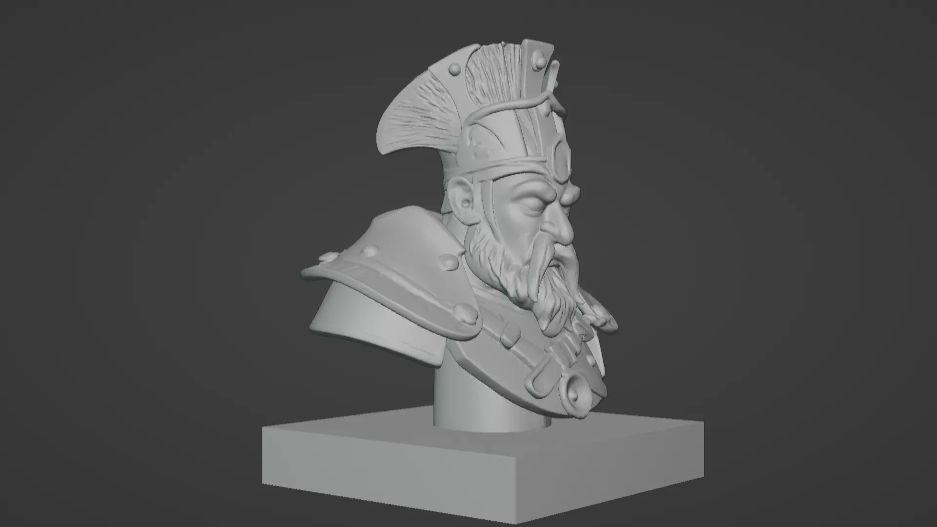 Thalor the Stalwart Bust 3D print model_21