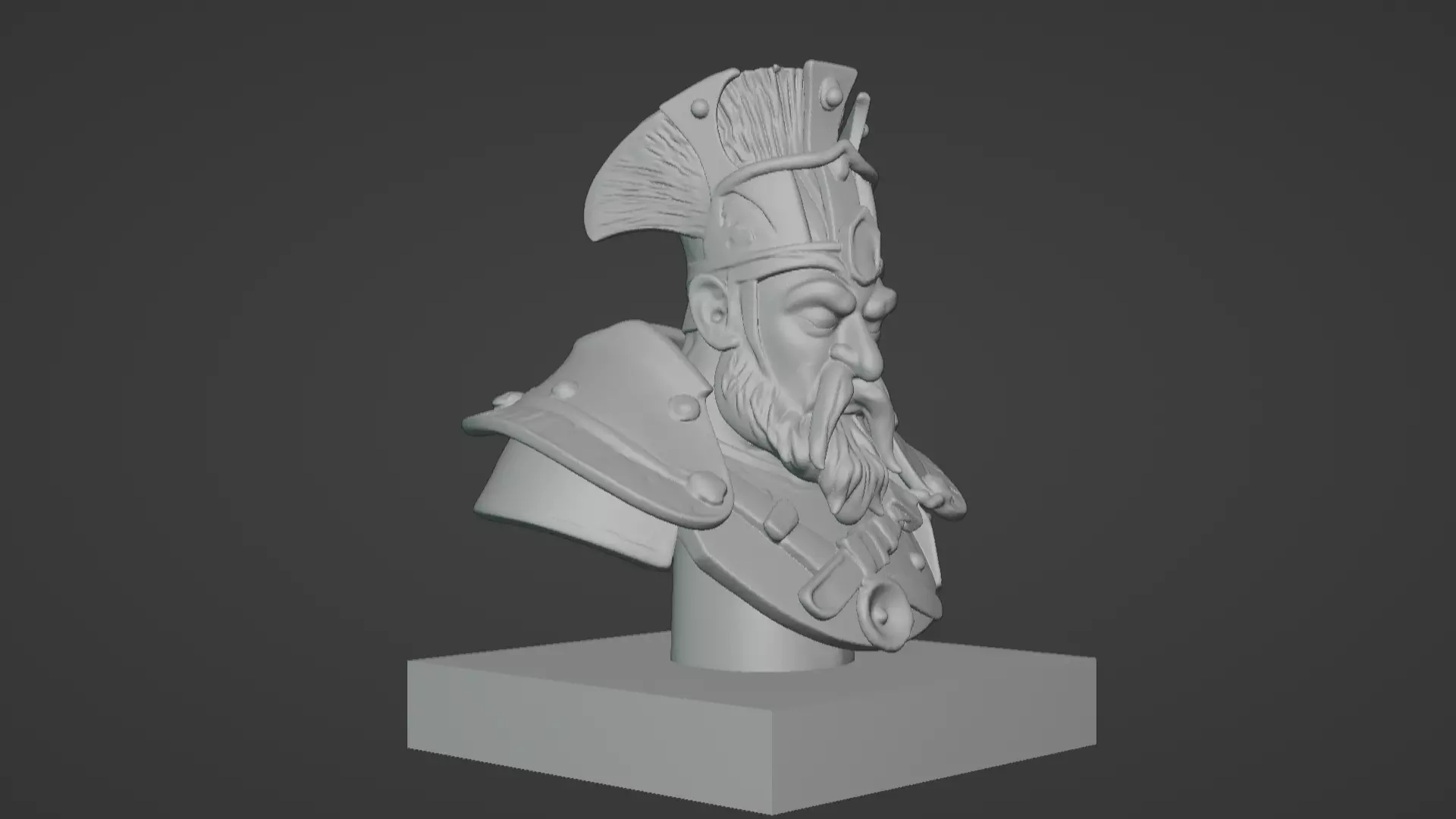 Thalor the Stalwart Bust 3D print model_11