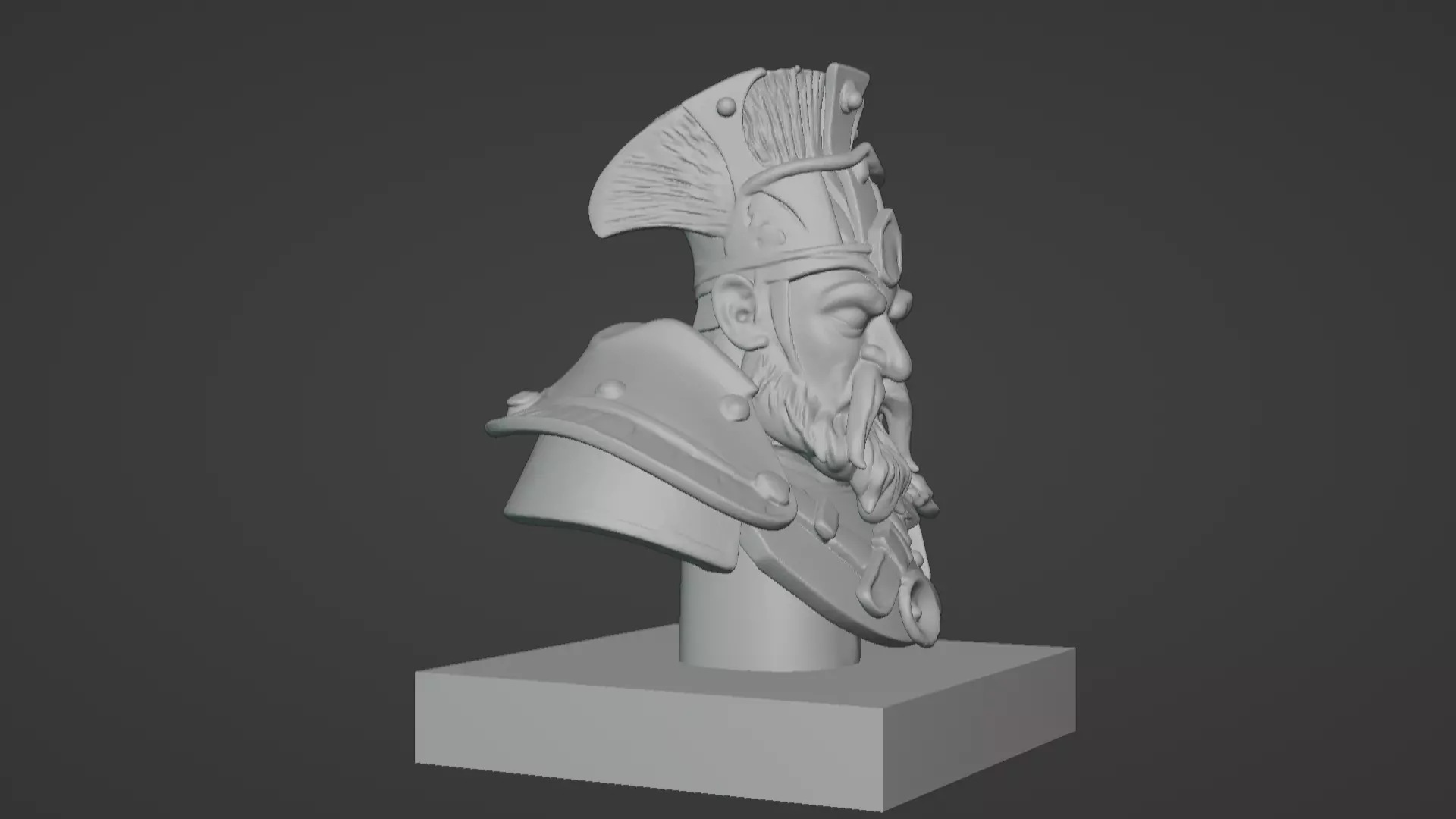 Thalor the Stalwart Bust 3D print model_13