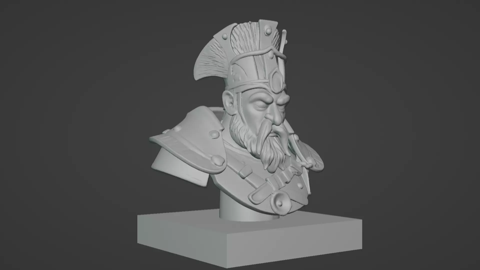 Thalor the Stalwart Bust 3D print model_14